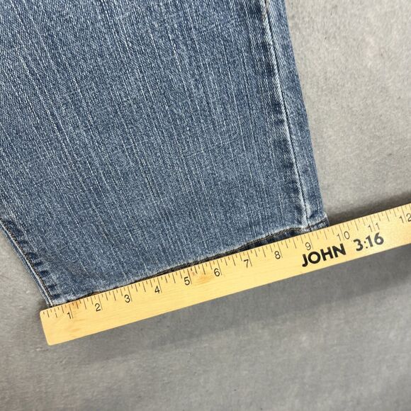 Levis 515 Jeans Womens Size 12 s Blue High Rise Cotton Stretch Bootcut Fit Denim - Picture 12 of 16